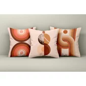 Aberto Design Set dekorativnih jastucnica Asr_plw25-30, 43x43 cm, 3 komada, Šarena