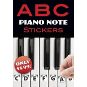 ABC PIANO NOTE STICKERS(NALEPKE)