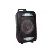N-Gear karaoke The Flash 610, 100W, BT, discoLED, 1* žicani mikrofon, baterija