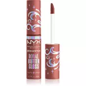 NYX Professional Makeup Bridgerton Royal Butter Gloss sijaj za ustnice odtenek 02 Praline 8 ml