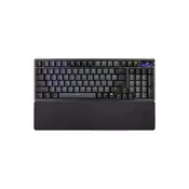Tipkovnica ASUS ROG Azoth 96 HE Wireless, ROG HFX V2 Analog, PBT, OLED, RGB, USB, US - 90MP040H-BKUA20