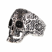 Prstan ETNOX - Ornament Skull - SR1160
