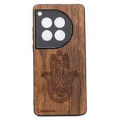 shumee Lesen ovitek Bewood za OnePlus 12 HAMSA IMBUIA