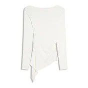 Bershka Majica bela