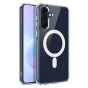 AVIZAR Trdi ovitek za Galaxy A57 združljiv z MagSafe dodatki, Prozorna, (5000275521)