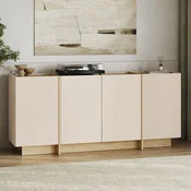 Hanah Home komoda Dorma, 180 cm, vizon / hrast Sapphire