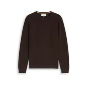 TOM TAILOR Pulover temno rjava