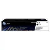 HP TONER LASER, W2070A 117A, ČRNA, ORIGINAL
