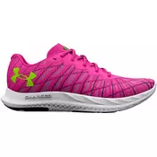 Under Armour Womens UA Charged Breeze 2 Running Shoes Rebel Pink/Black/Lime Surge 36,5