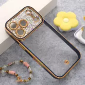 Maska Luxury Crystal Clear za iPhone 17 Pro Max plava
