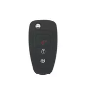 888 CAR ACCESSORIES Silikonska navlaka za ključeve crna Ford