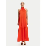 Liu Jo Večerna obleka WA5393 T5973 Oranžna Regular Fit