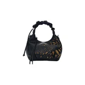 Desigual Ročna torbica karamel / črna