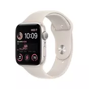 Apple Watch SE pametni sat, 40 mm, GPS, sportski remen, Starlight