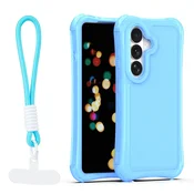 Ovitek Safepop s paščkom za Samsung Galaxy S26 modra