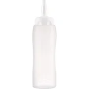 ARAVEN Stiskalna plastenka, LDPE, o: 75 mm, 273 mm, prostornina: 0,75 L, bela