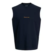 Jack & Jones Majica brez rokavov Norrebro Emb 12292009 Mornarsko modra Regular Fit