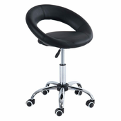 Homestar Vrteča stolica 50x54x66-78 cm Črna