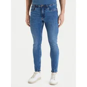 Americanos Jeans hlače New York W126-AMMTR-1000-20D Modra Skinny Fit