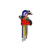 Enpro imbus ključ 703226 Allen keys SET with ball 1.5 - 10 mm, 9 pcs, CrV, colored,