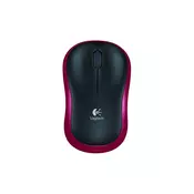 LOGITECH miška M185 (910-002240), rdeča