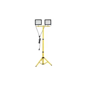 LED reflektor sa stalkom TIGRA 2xLED/100W/230V 4000K IP54 crna/žuta
