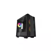 DeepCool CC360 ARGB Micro-ATX Gehäuse - schwarz R-CC360-BKAPM3-G-1