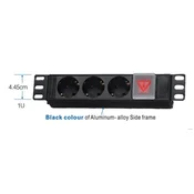 10 Napajalna plošča OC 3x230V-2m PPO Black