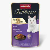 Animonda Vom Feinsten Cat Adult - fileti divjačine in purana 85 g