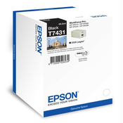 EPSON T7431 (C13T74314010), originalna kartuša, črna, 2500 strani, Za tiskalnik: EPSON WORKFORCE PRO WPM4525 DNF, EPSON WORKFORCE PRO WPM4015 DN