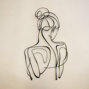 WALLXPERT Zidna dekoracija Woman Silhouette APT594MS