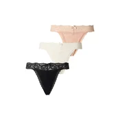 Hunkemöller Tangice Madison nude/črna/bela
