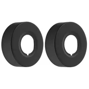 SAPHO Mat Črna Medeninasta Rozeta G3/4, 60x20 mm, Par