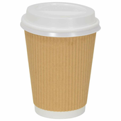Vidaxl vidaXL Papirnati pokrovčki za kavne skodelice, 355 ml/473 ml, 1000 kosov