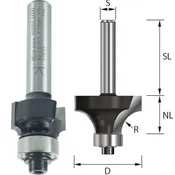 ENT kotni rezkalnik HW, radij 4 mm