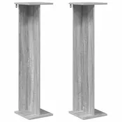 Stalak za biljke 2 pcs Sivi Sonoma 25 x 25,5 x 100,5 cm