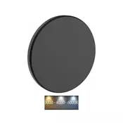 LED spoljašnje zidno svetlo PIATTA LED/12W/230V 3000/4000/6000K IP44 crna