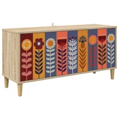 vidaXL TV omarica ESSEN 102 x 33 x 50 cm Sonoma Inženirski les