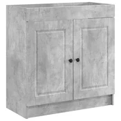 vidaXL Omarica pod umivalnikom Betonsko siva 56 x 37,5 x 81 cm