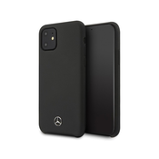 Mercedez-Benz zaščitni ovitek Silicon Logo Black, Iphone 12/12 Pro
