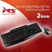 MS INDUSTRIAL tastatura i miš SET 100