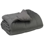 vidaXL vidaXL Zimska posteljnina Svetlo siva 220 x 260 cm Mikrovlakna, (5000284301)