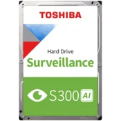 HDD Video Surveillance TOSHIBA S300 AI 8TB CMR, 3.5, 512MB, 7200RPM, SATA, 64 cameras, 24/7, TBW: 550