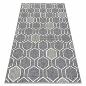eoshop Preproga SPRING 20404332 Šestkotni sisal, zanka - siva ( - Velikost: 200x290 cm)
