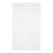Samolepilne perlice 6 mm Off White - 260 kom  (hobby pribor)