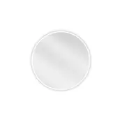 Mexen Loft okroglo kopalniško ogledalo 60 cm, bel okvir - 9850-060-060-000-20