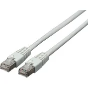 RJ45 mrežni kabel CAT 5e SF/UTP [1x RJ45 utikač - 1x RJ45 utikač] 0.25 m sivi