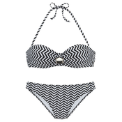 JETTE Bikini črna/bela