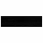 Vidaxl Podloge za stopnice 8 kosov rjavo-črne 100x30x2 cm trdna hrastovina