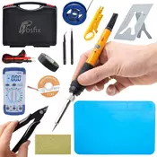 Rosfix Set Spajkalnik OP60w – Precyzija, 19v1, 60w, 200-450°C, 220v, 90cm Kabel | Električna Serija s